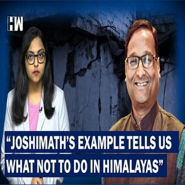 "Joshimath's Example Tells Us What We should Not Do In...": Dr Anjal Prakash On Joshimath Sinking