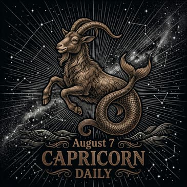 Friday, August 7, 2026 Capricorn Horoscope Today