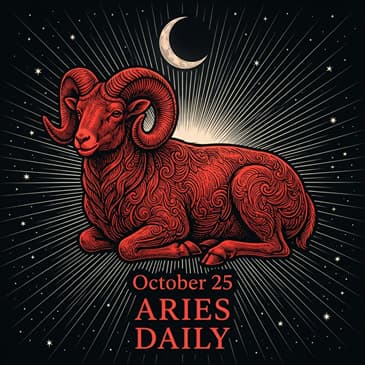 Sunday, October 25, 2026 Aries Horoscope Today