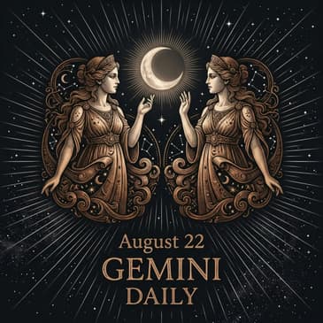 Saturday, August 22, 2026 Gemini Horoscope Today