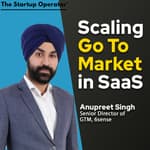 EP 182: Scaling Go To Market in SaaS - Anupreet Singh (Senior Director of GTM, 6sense)