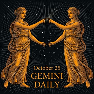Sunday, October 25, 2026 Gemini Horoscope Today