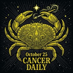 Sunday, October 25, 2026 Cancer Horoscope Today