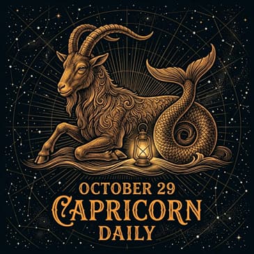 Thursday, October 29, 2026 Capricorn Horoscope Today