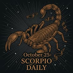 Sunday, October 25, 2026 Scorpio Horoscope Today