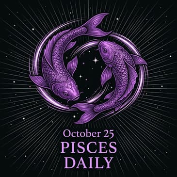 Sunday, October 25, 2026 Pisces Horoscope Today
