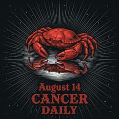 Friday, August 14, 2026 Cancer Horoscope Today