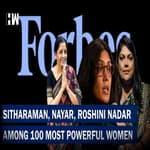 Sitharaman, Nayar, Roshini Among 100 Most Powerful Women