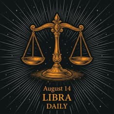 Friday, August 14, 2026 Libra Horoscope Today