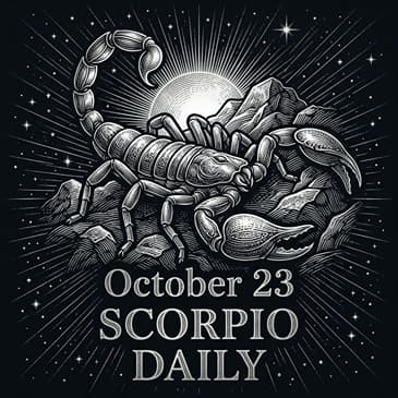 Friday, October 23, 2026 Scorpio Horoscope Today