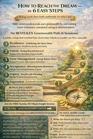 How to reach the dream in 6 easy steps