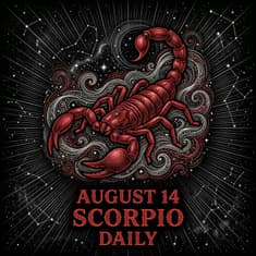 Friday, August 14, 2026 Scorpio Horoscope Today