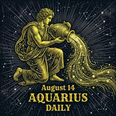 Friday, August 14, 2026 Aquarius Horoscope Today