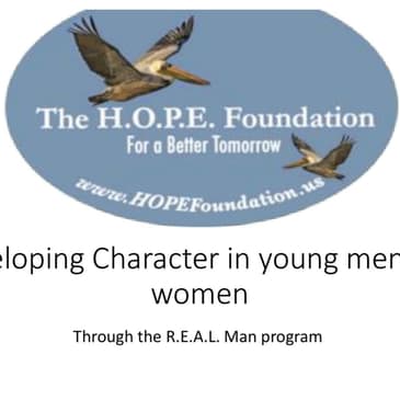 The H O P E Foundation for a Better Tomorrow with: Kathy DiCocco