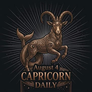 Tuesday, August 4, 2026 Capricorn Horoscope Today