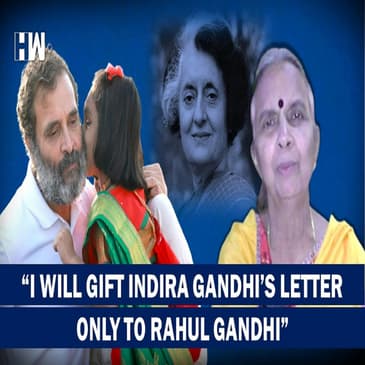 50 Yrs Ago, Indira Gandhi Wrote her Handwritten Letter; Now She Wants To Gift It To Rahul Gandhi |