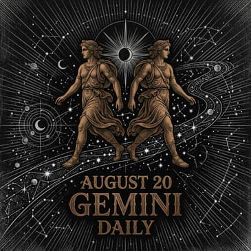 Thursday, August 20, 2026 Gemini Horoscope Today