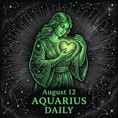 Wednesday, August 12, 2026 Aquarius Horoscope Today