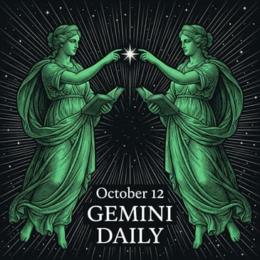 Monday, October 12, 2026 Gemini Horoscope Today