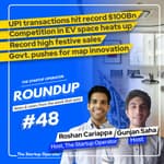 Roundup #48 : UPI sets yet another record, EV competition heats up, Record high festive sales & more!