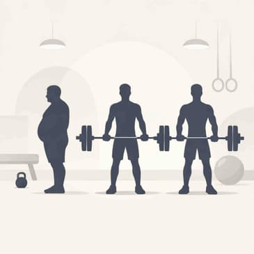 3321: Should I Lose Weight Before Building Muscle? by Eric Bach of Bach Performance on Fitness Goal Strategy