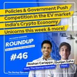 Roundup #46: Crypto economy in India, Health insurance for every Indian, Unicorns of the week & more!