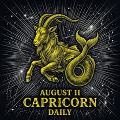 Tuesday, August 11, 2026 Capricorn Horoscope Today