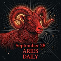 Monday, September 28, 2026 Aries Horoscope Today