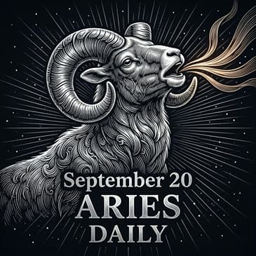 Sunday, September 20, 2026 Aries Horoscope Today