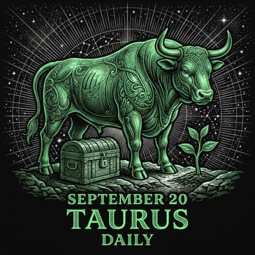 Sunday, September 20, 2026 Taurus Horoscope Today