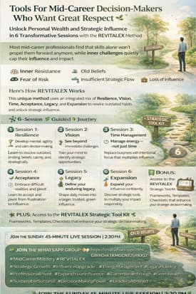 Want better respect in Decision making?