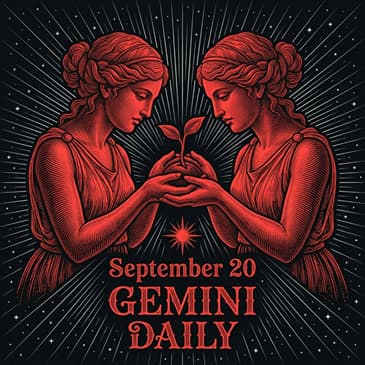 Sunday, September 20, 2026 Gemini Horoscope Today