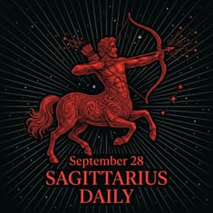 Monday, September 28, 2026 Sagittarius Horoscope Today