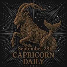 Monday, September 28, 2026 Capricorn Horoscope Today