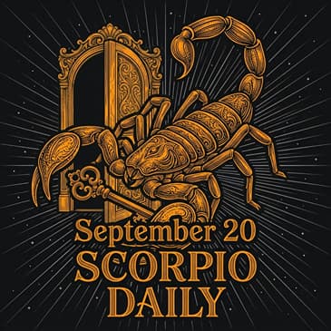 Sunday, September 20, 2026 Scorpio Horoscope Today