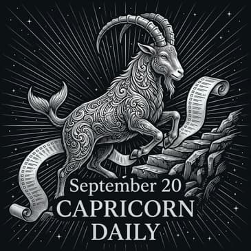 Sunday, September 20, 2026 Capricorn Horoscope Today
