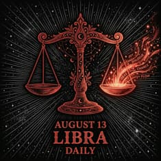 Thursday, August 13, 2026 Libra Horoscope Today