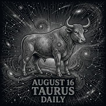 Sunday, August 16, 2026 Taurus Horoscope Today