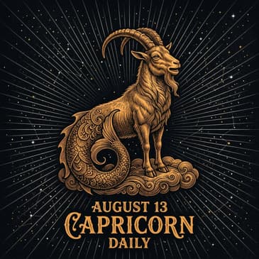 Thursday, August 13, 2026 Capricorn Horoscope Today