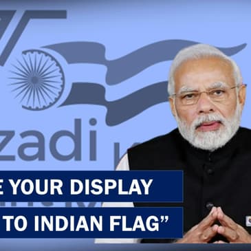 PM Modi Appals To Indians To Change Thier Display Picture To Tricolour| 75th Independence Day