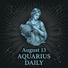 Thursday, August 13, 2026 Aquarius Horoscope Today