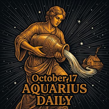 Saturday, October 17, 2026 Aquarius Horoscope Today