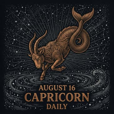 Sunday, August 16, 2026 Capricorn Horoscope Today