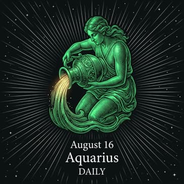 Sunday, August 16, 2026 Aquarius Horoscope Today