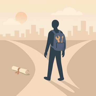 1863: College is a Story AND No Degree is the New Degree by Isaac Morehouse on Education and Innovation