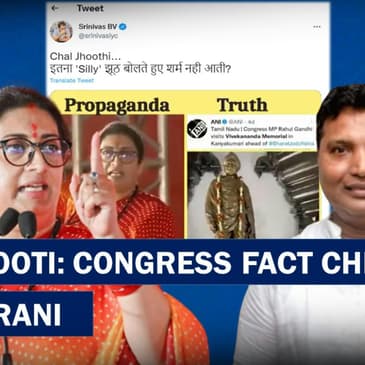 Chal Jhoothi…”: Srinivas BV Shows Mirror To Smriti Irani