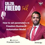 How to set parameters in Freedom Business Automation Model.