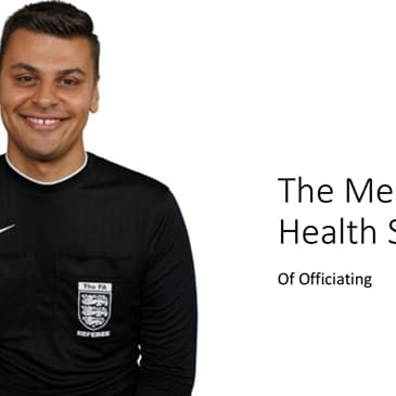 The Mental Health Side of Officiating with: Nathan Sherratt