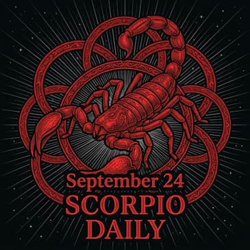 Thursday, September 24, 2026 Scorpio Horoscope Today