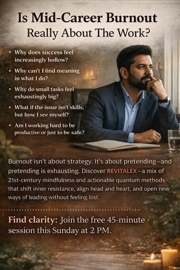 What if burnout is not a result of workload but only a pretense?